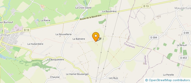 localisation de l'entreprise MONSIEUR BENOIST PIPON  HAMBYE