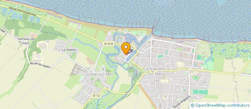 localisation de l'entreprise MONSIEUR BENOIST SAVARY  COURSEULLES-SUR-MER