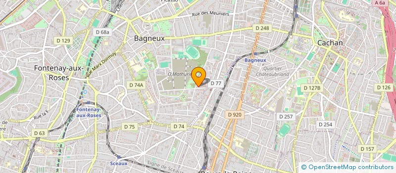 localisation de l'entreprise MONSIEUR BENOIST SCHAAL à BAGNEUX