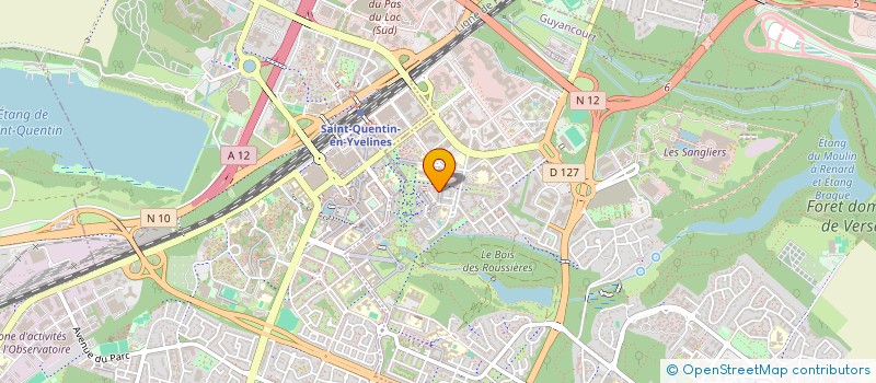 localisation de l'entreprise MONSIEUR BENOIST YVARD  GUYANCOURT