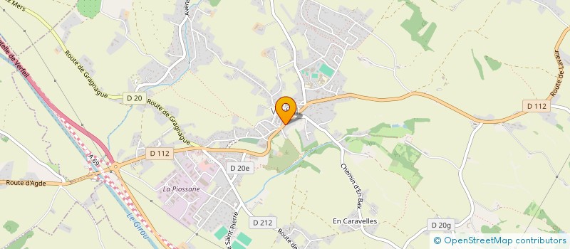 localisation de l'entreprise MONSIEUR BENOIT ADAM  VERFEIL