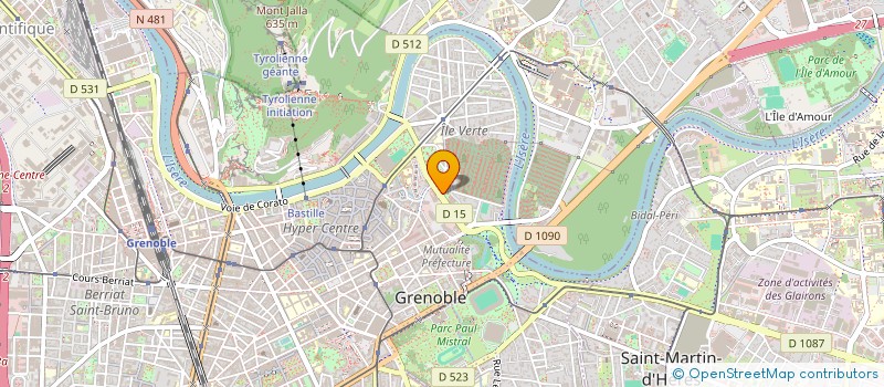 localisation de l'entreprise MONSIEUR BENOIT ADELINE à GRENOBLE