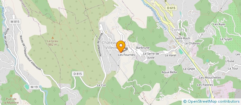 localisation de l'entreprise MONSIEUR BENOIT ALEXIS à CHATEAUNEUF-VILLEVIEILLE