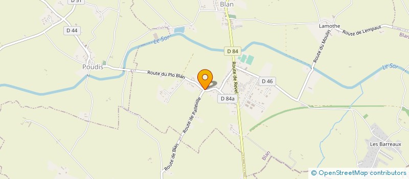 localisation de l'entreprise MONSIEUR BENOIT ALGANS  BLAN