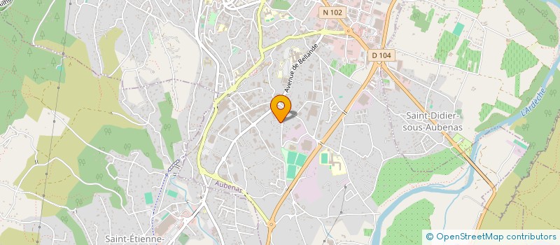 localisation de l'entreprise MONSIEUR BENOIT ALLEGOT  LES VANS