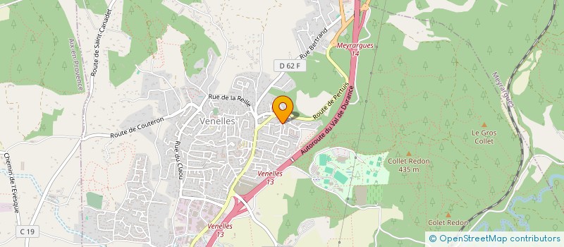 localisation de l'entreprise MONSIEUR BENOIT AMAUDRIC DU CHAFFAUT  VENELLES