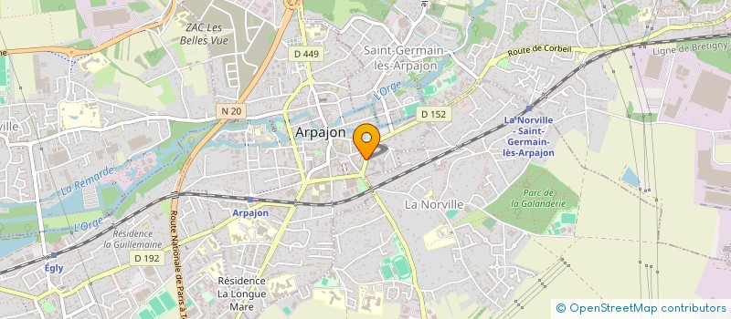 localisation de l'entreprise MONSIEUR BENOIT ANDREANI à ARPAJON