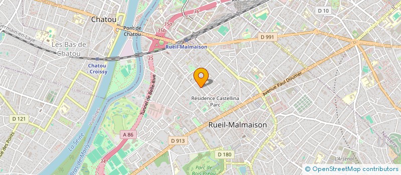 localisation de l'entreprise MONSIEUR BENOIT ANDREU à RUEIL-MALMAISON