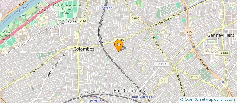localisation de l'entreprise MONSIEUR BENOIT ANDRIER à COLOMBES