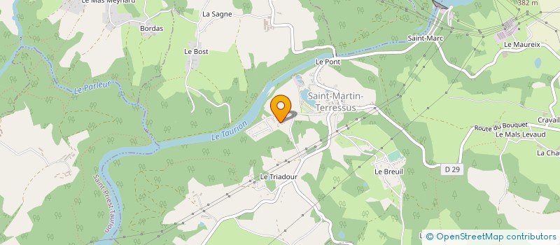localisation de l'entreprise MONSIEUR BENOIT ANDRIEUX à SAUVIAT-SUR-VIGE