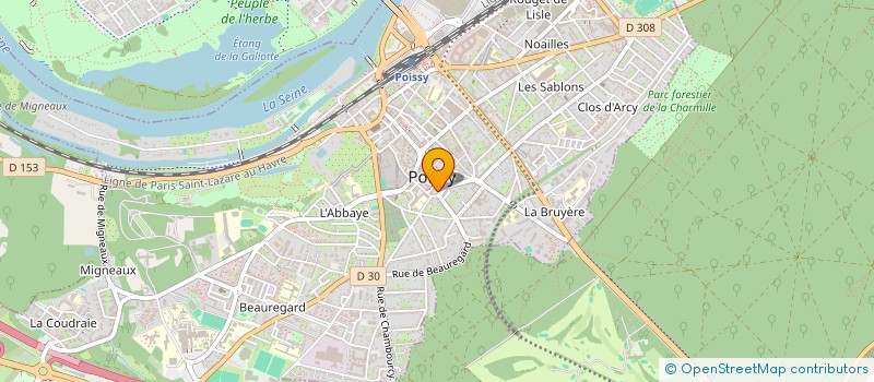 localisation de l'entreprise MONSIEUR BENOIT ANDRIEUX  POISSY