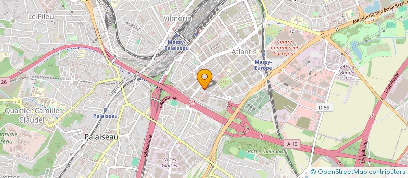 localisation de l'entreprise MONSIEUR BENOIT ANGENIEUX  PALAISEAU