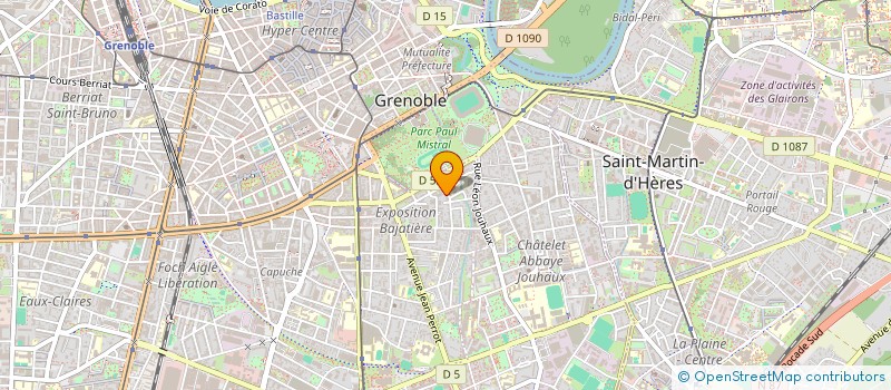 localisation de l'entreprise MONSIEUR BENOIT ANGRAND  GRENOBLE