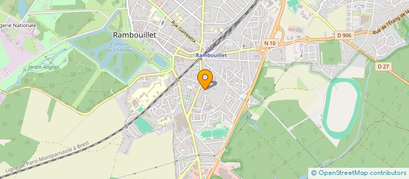localisation de l'entreprise MONSIEUR BENOIT ANTOINE à RAMBOUILLET