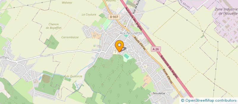 localisation de l'entreprise MONSIEUR BENOIT ANTOINE  AIX-NOULETTE