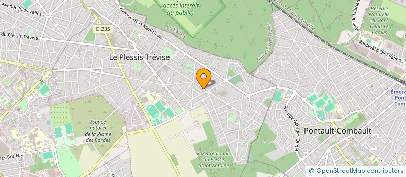 localisation de l'entreprise MONSIEUR BENOIT ANTUNES à LE PLESSIS-TREVISE