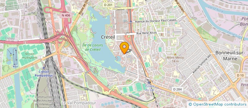 localisation de l'entreprise MONSIEUR BENOIT ARBAULT  CRETEIL