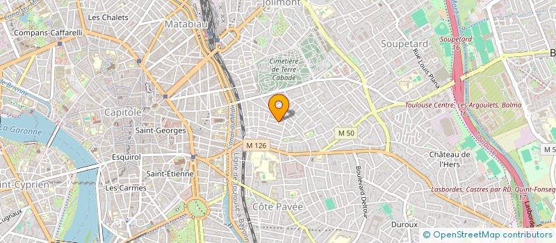 localisation de l'entreprise MONSIEUR BENOIT ARGIVIER  TOULOUSE