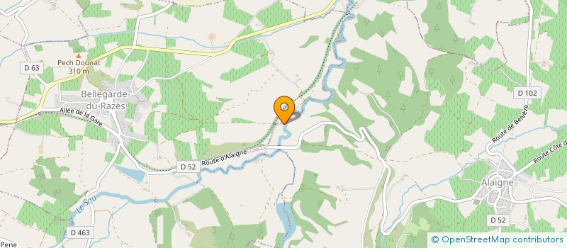 localisation de l'entreprise MONSIEUR BENOIT ARINO  FERRAN