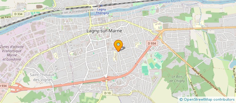 localisation de l'entreprise MONSIEUR BENOIT ARTIGUEBIELLE  LAGNY-SUR-MARNE