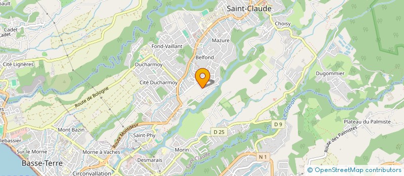 localisation de l'entreprise MONSIEUR BENOIT ASTER à SAINT-CLAUDE