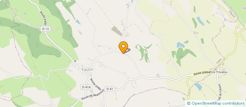 localisation de l'entreprise MONSIEUR BENOIT ASTIE  FAUCH