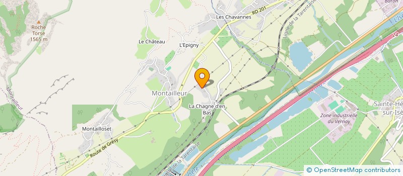 localisation de l'entreprise MONSIEUR BENOIT ASTOLFI  MONTAILLEUR