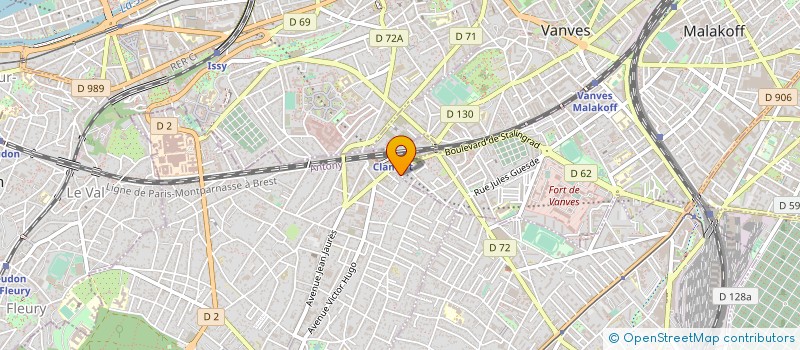 localisation de l'entreprise MONSIEUR BENOIT AUCLAIR à CLAMART