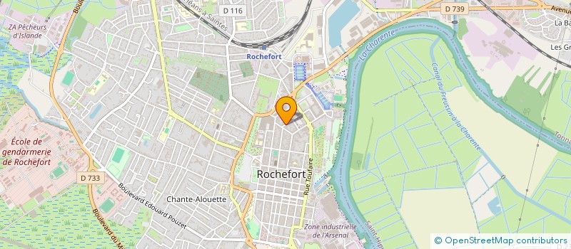 localisation de l'entreprise MONSIEUR BENOIT AUCLERT à ROCHEFORT