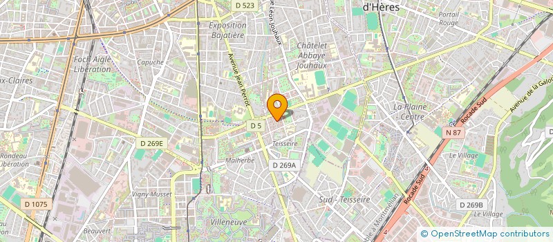 localisation de l'entreprise MONSIEUR BENOIT AUDIN  GRENOBLE