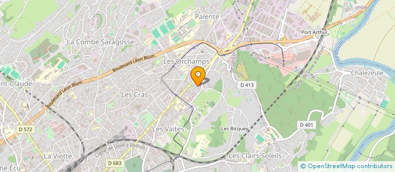 localisation de l'entreprise MONSIEUR BENOIT AUGE à BESANCON