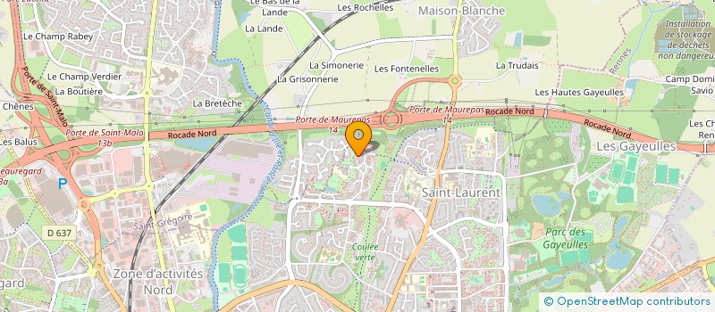 localisation de l'entreprise MONSIEUR BENOIT AUREART  RENNES