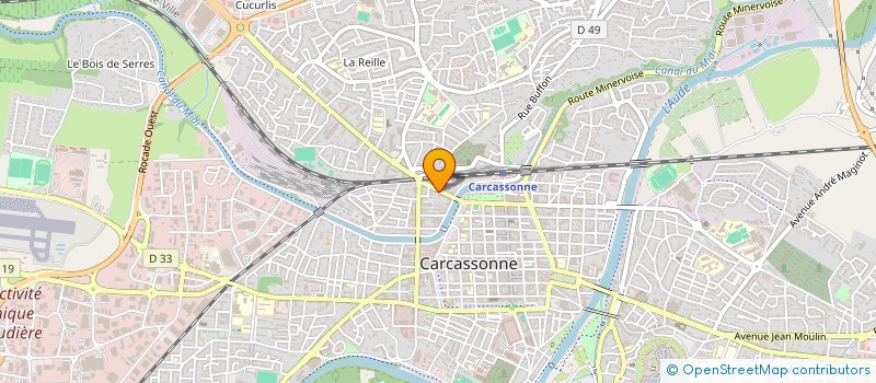 localisation de l'entreprise MONSIEUR BENOIT AURIOL à CARCASSONNE