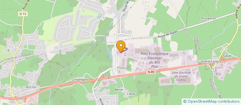 localisation de l'entreprise MONSIEUR BENOIT AVRIL  BEYCHAC-ET-CAILLAU