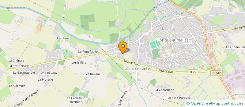 localisation de l'entreprise MONSIEUR BENOIT AZAR  GENNES-VAL-DE-LOIRE