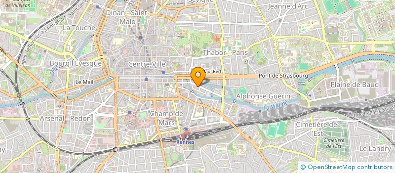 localisation de l'entreprise MONSIEUR BENOIT BACHELOT  RENNES