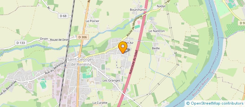 localisation de l'entreprise MONSIEUR BENOIT BACHEVILLIER  SAINT-GEORGES-DE-RENEINS