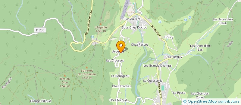 localisation de l'entreprise MONSIEUR BENOIT BAILLY  HABERE-POCHE