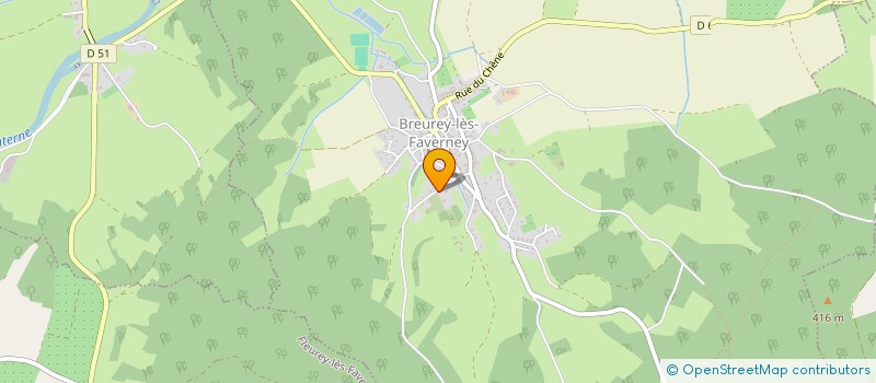 localisation de l'entreprise MONSIEUR BENOIT BALLAY  BREUREY-LES-FAVERNEY