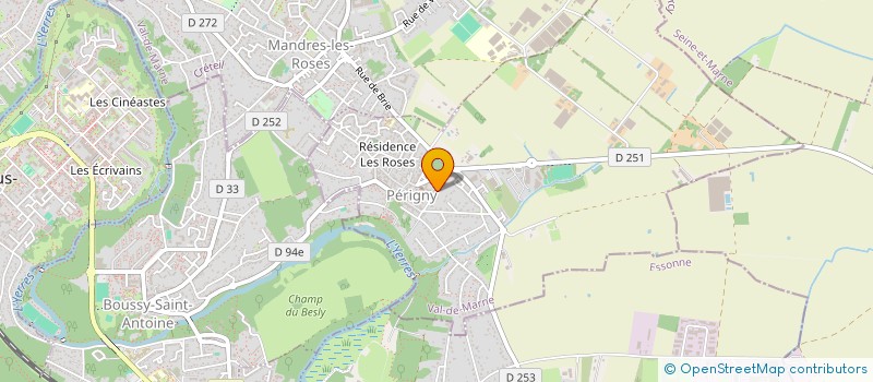 localisation de l'entreprise MONSIEUR BENOIT BARBE  PERIGNY