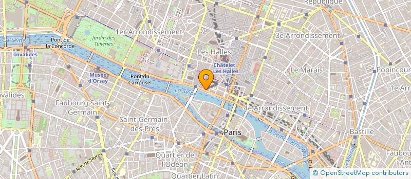localisation de l'entreprise MONSIEUR BENOIT BAROUH à PARIS