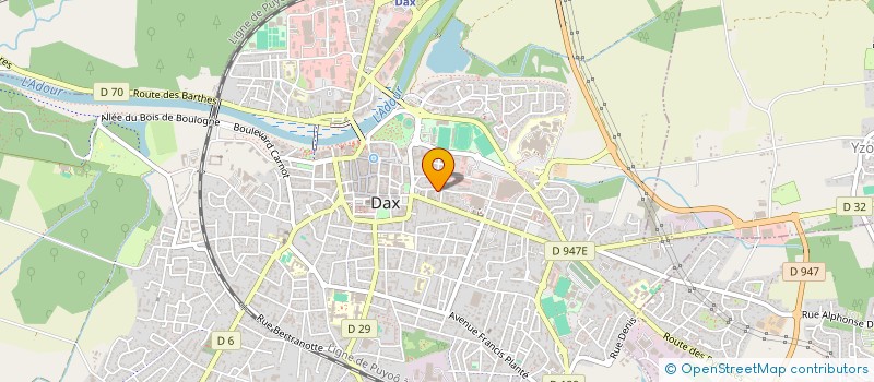 localisation de l'entreprise MONSIEUR BENOIT BARRAQUE-CURIE  DAX