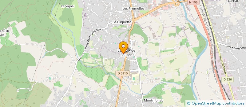 localisation de l'entreprise MONSIEUR BENOIT BARRIOL  ALES