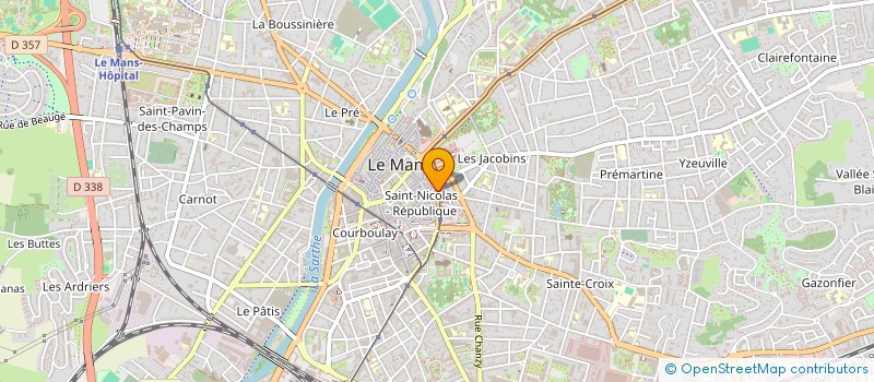 localisation de l'entreprise MONSIEUR BENOIT BASILLAIS à LE MANS