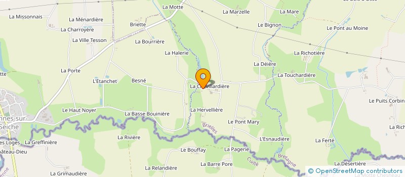 localisation de l'entreprise MONSIEUR BENOIT BASLE à BRIELLES