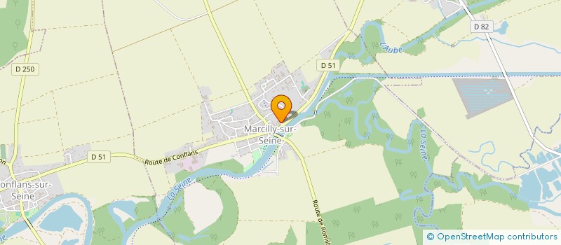 localisation de l'entreprise MONSIEUR BENOIT BASSAC  MARCILLY-SUR-SEINE