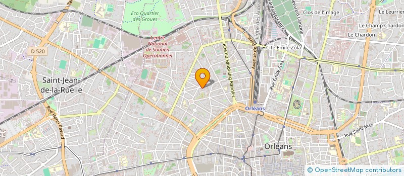localisation de l'entreprise MONSIEUR BENOIT BASTAT à ORLEANS