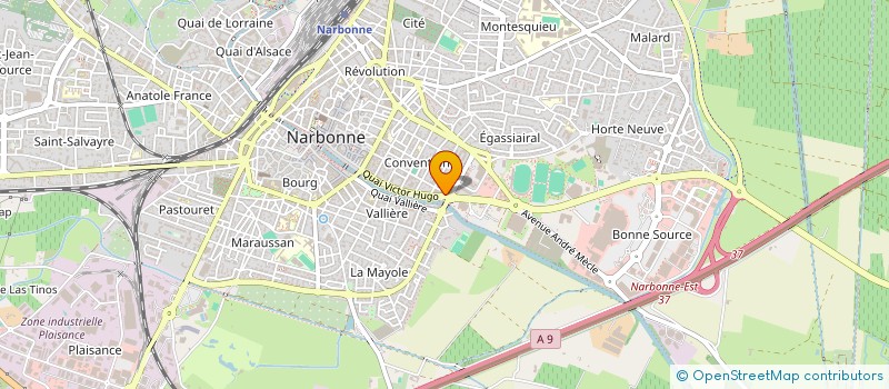 localisation de l'entreprise MONSIEUR BENOIT BATAILLE à NARBONNE