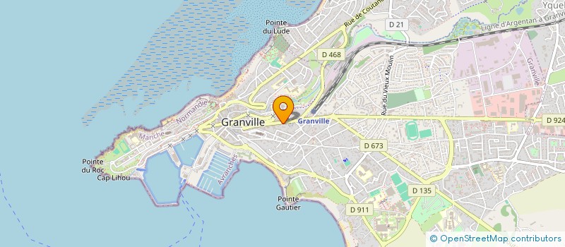 localisation de l'entreprise MONSIEUR BENOIT BATTISTON  GRANVILLE