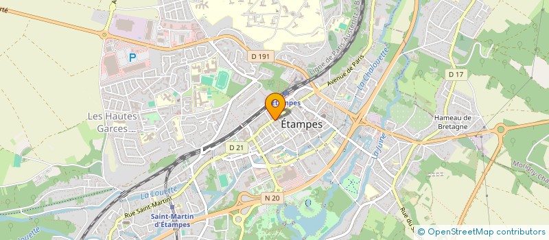 localisation de l'entreprise MONSIEUR BENOIT BAYLE à ETAMPES